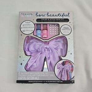 Fashion Angels Bow Beautiful Color & Style Hair Kit
